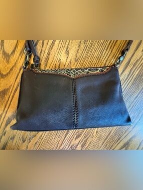 The Sak Silverlake Leather Zip Crossbody One Size Brown Bag Purse